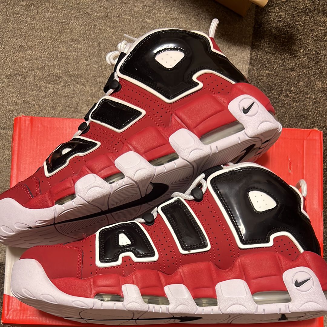 Nike Air More Uptempo ’96 "Black and Varsity Red" (2021)