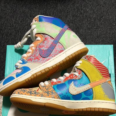 THOMAS CAMPBELL × Nike SB Dunk High "Ice Jade/Circuit Orange-Sail"