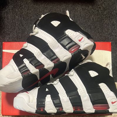 Nike Air More up Tempo "White/Black/University Red"(~2018)