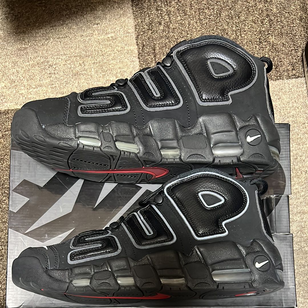 Supreme × Nike Air More Uptempo "Black"