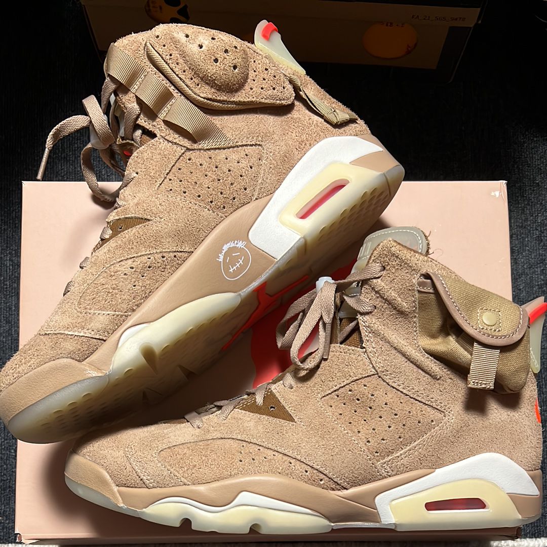 Travis Scott × Nike Air Jordan 6 "British Khaki"