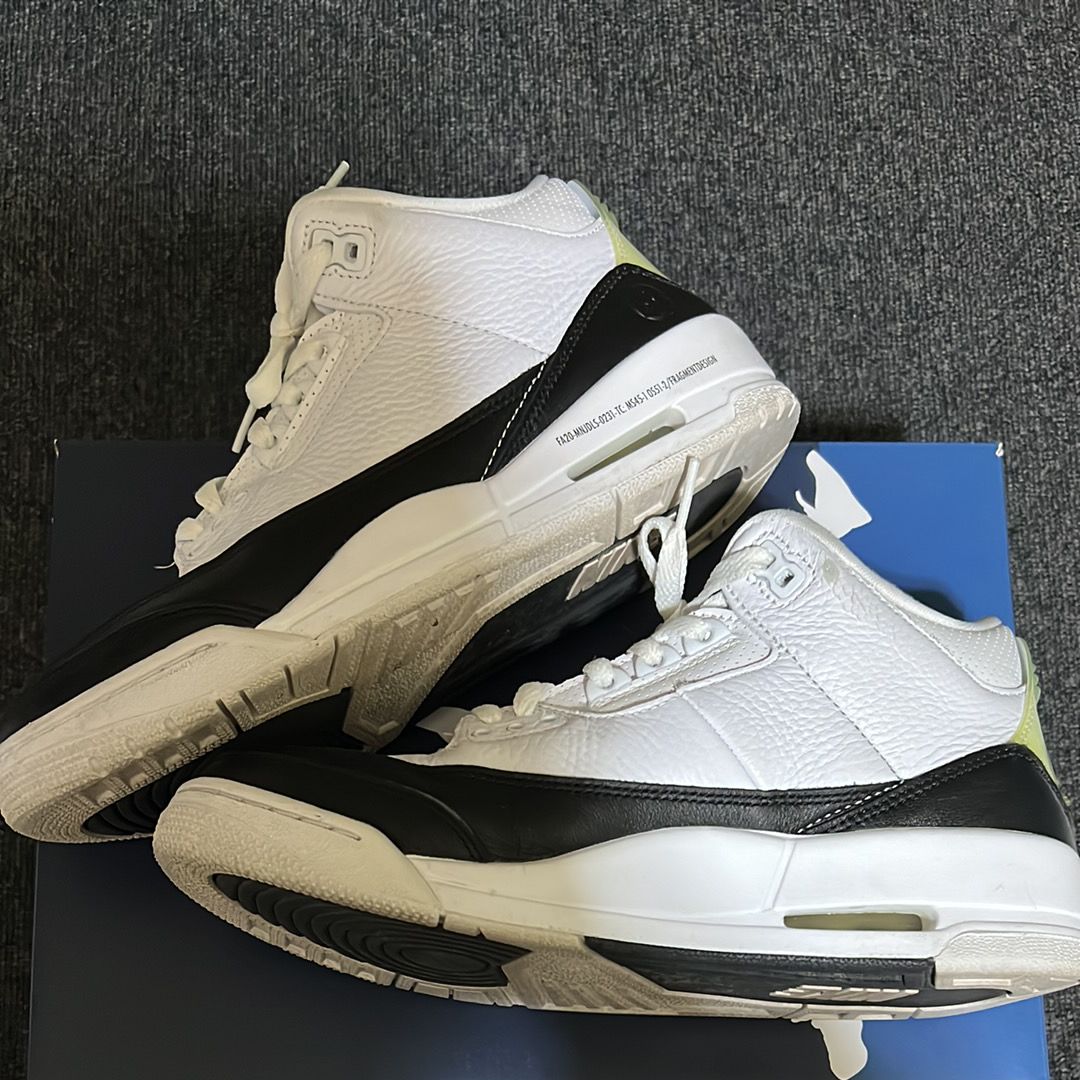 Fragment × Nike Air Jordan 3 "White/Black"