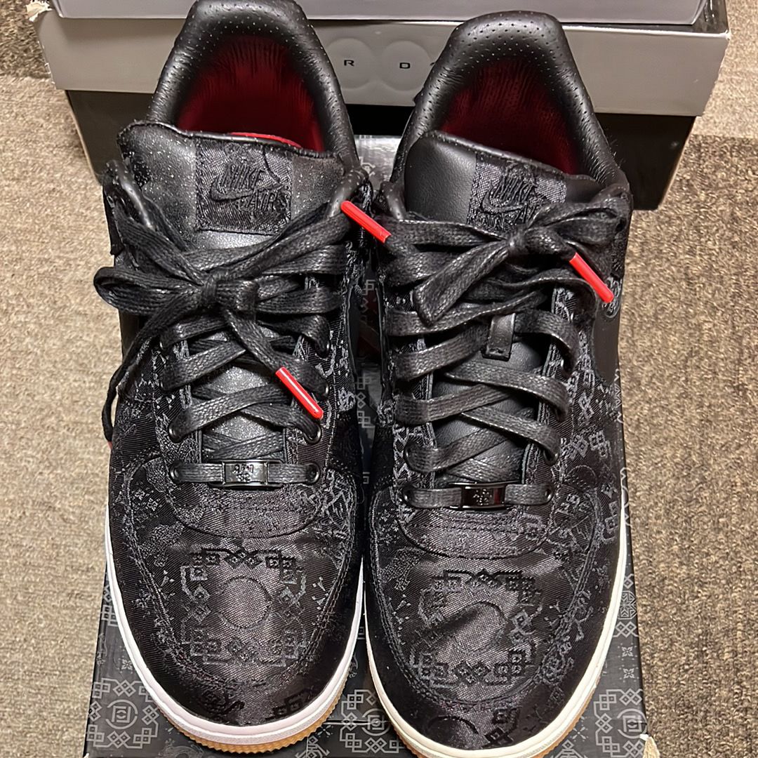 Fragment × CLOT × Nike Air Force 1 Low "Black"