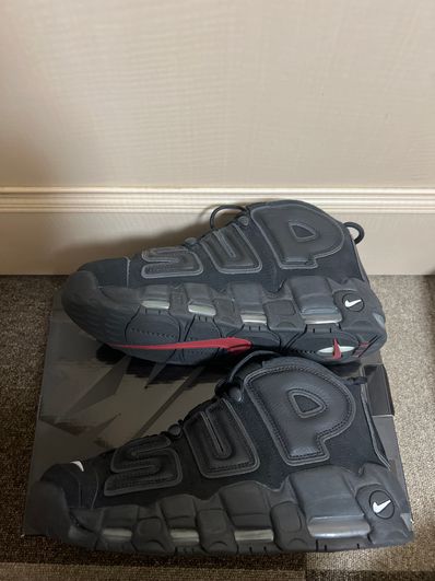Supreme × Nike Air More Uptempo "Black"