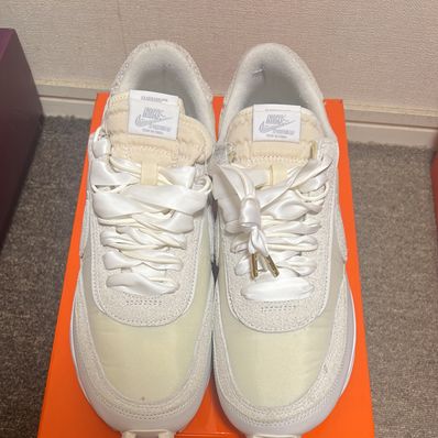 sacai × Nike LDV Waffle "Triple White"