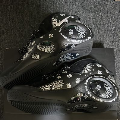 Supreme × Nike Air Zoom Flight 95 SP "Black/White"