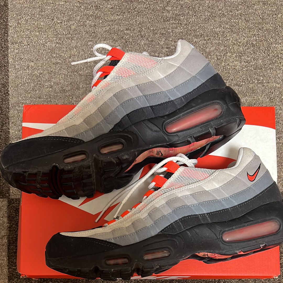 Nike Air Max 95 "White/Solar Red"