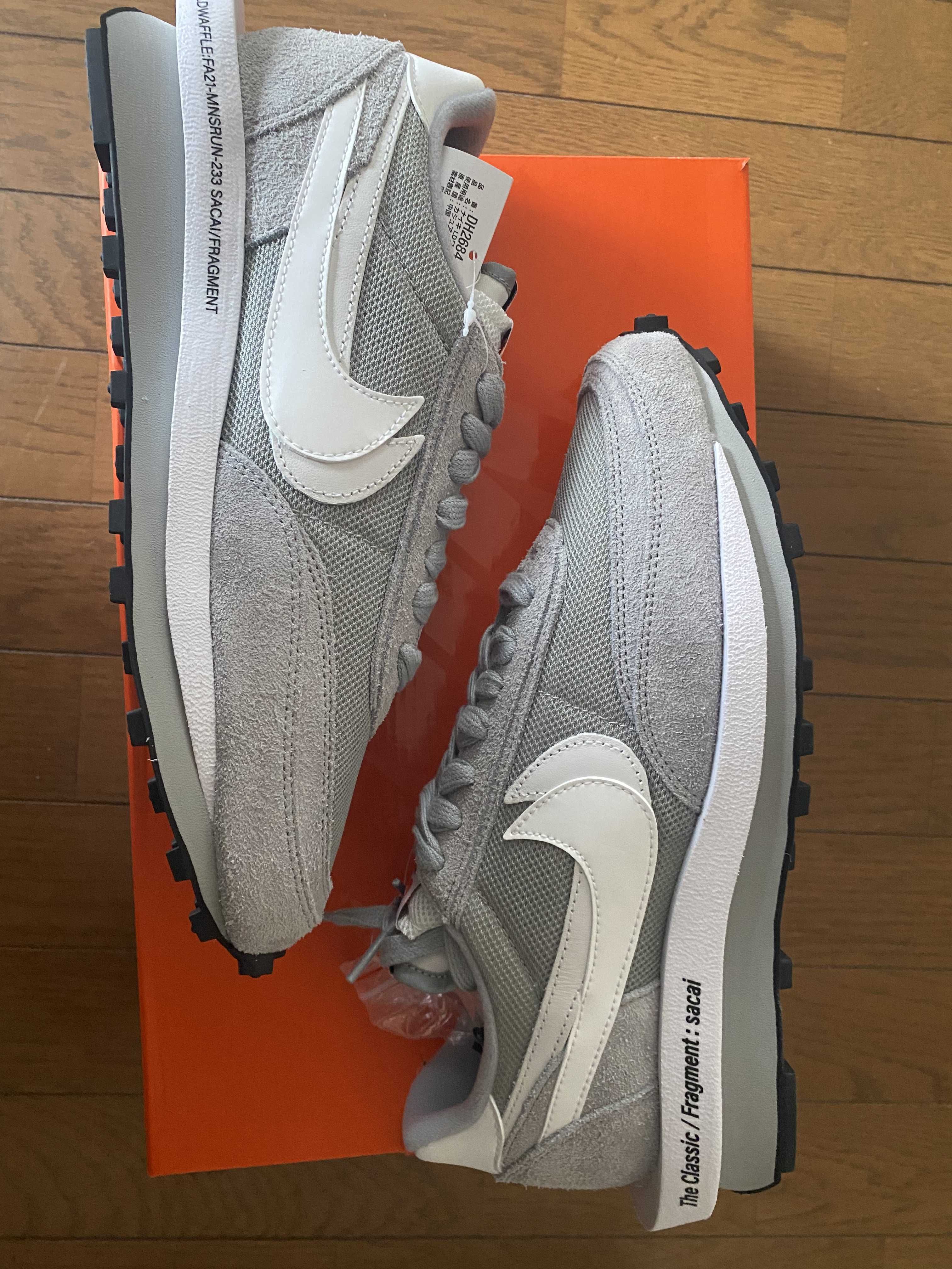Fragment × sacai × Nike LD Waffle "Light Smoke Grey"