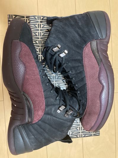 A Ma Maniere × Nike Women's Air Jordan 12 "Black and Burgundy Crush"