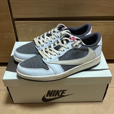 Travis Scott × Nike Air Jordan 1 Low OG SP "Reverse Mocha/Sail and Ridgerock"