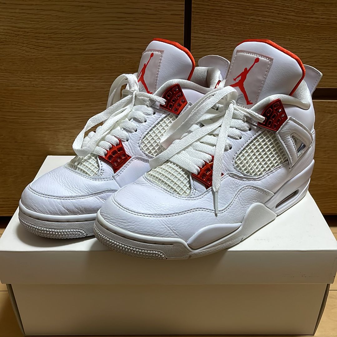 Nike Air Jordan 4 Retro "White/Team Orange"