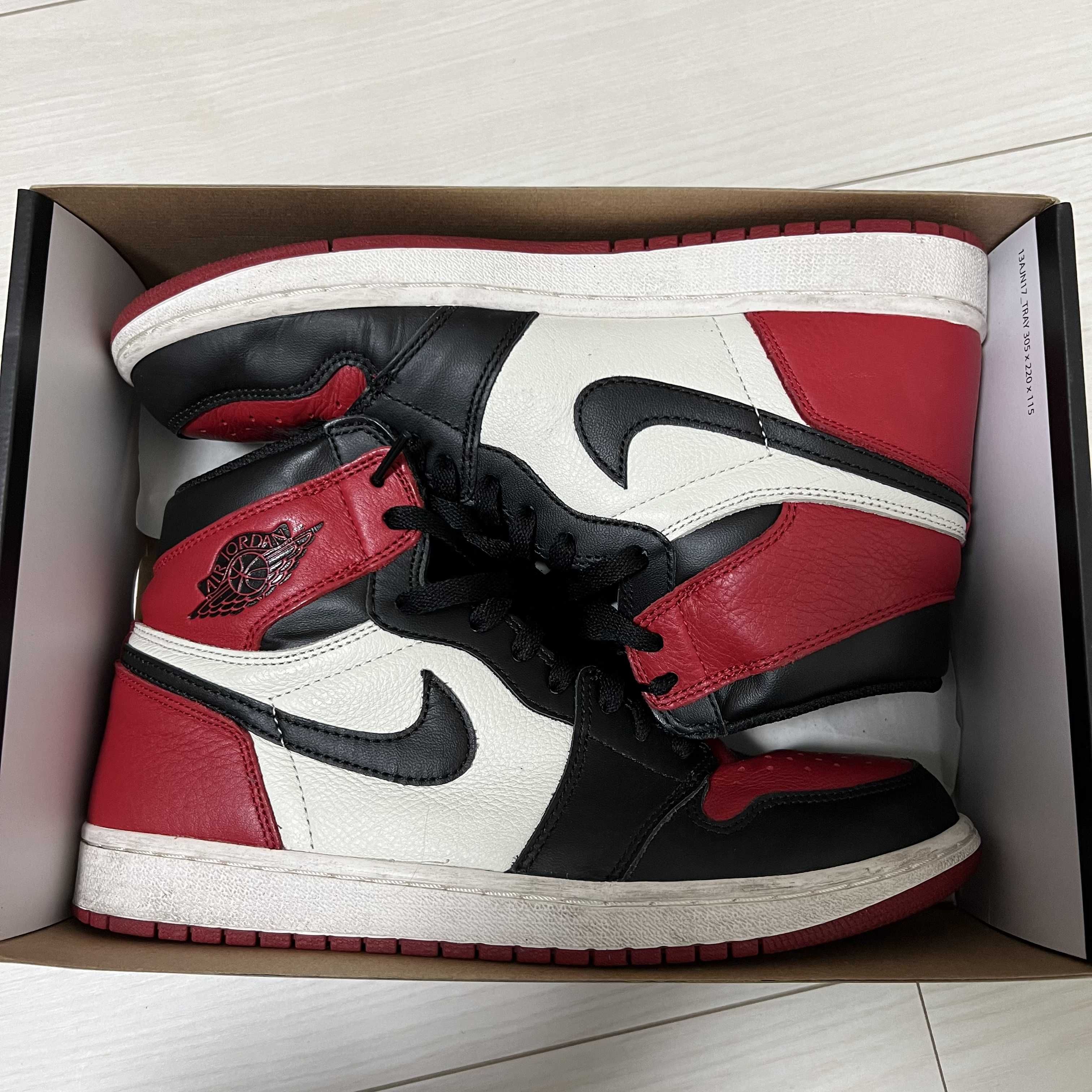 Nike Air Jordan 1 Retro High OG "Bred Toe"