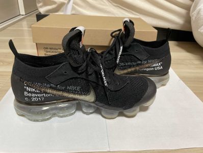 Off-White × Nike Air Vapormax "Black/Total Orange/Clear"