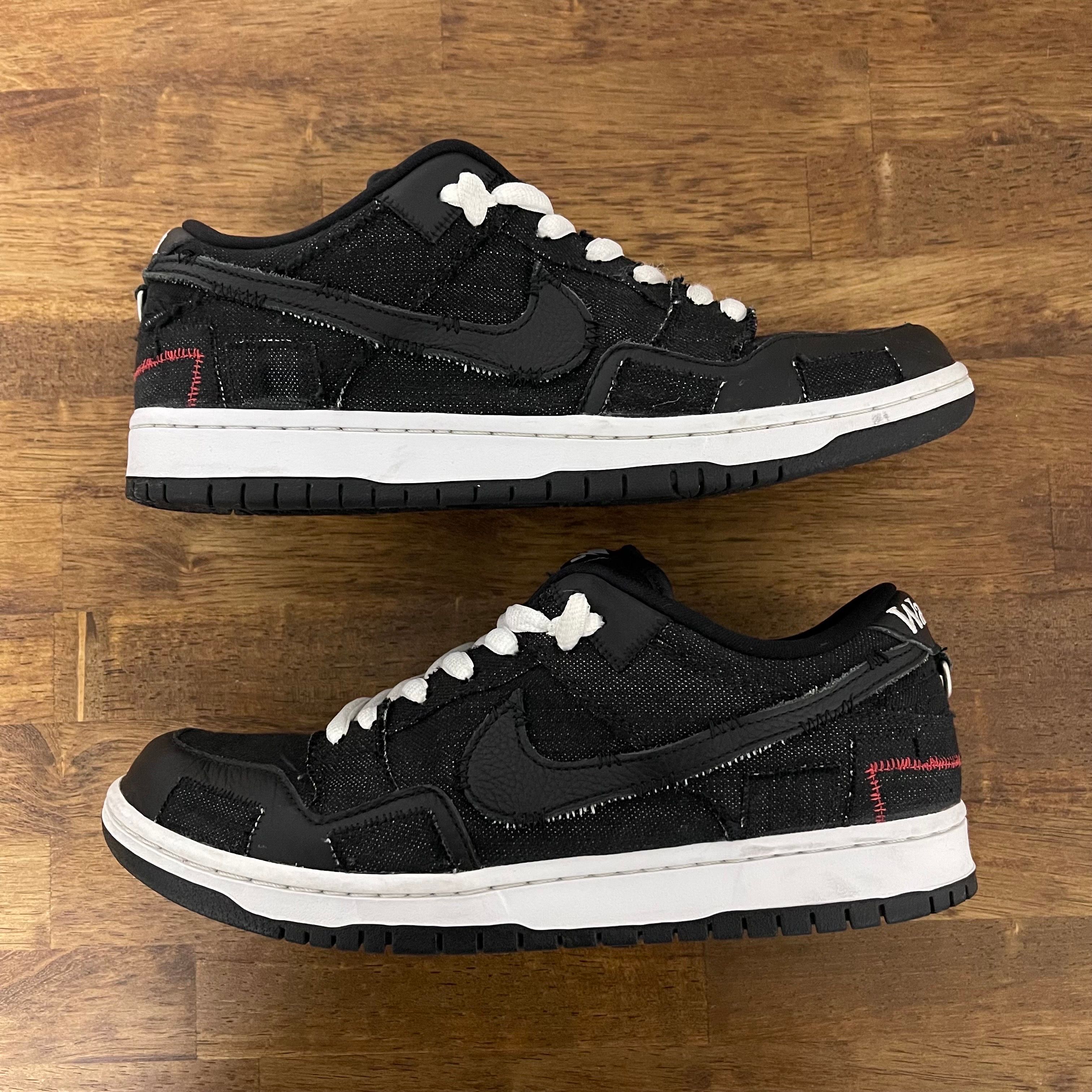 Wasted Youth × Nike SB Dunk Low "Black Denim" / VERDY