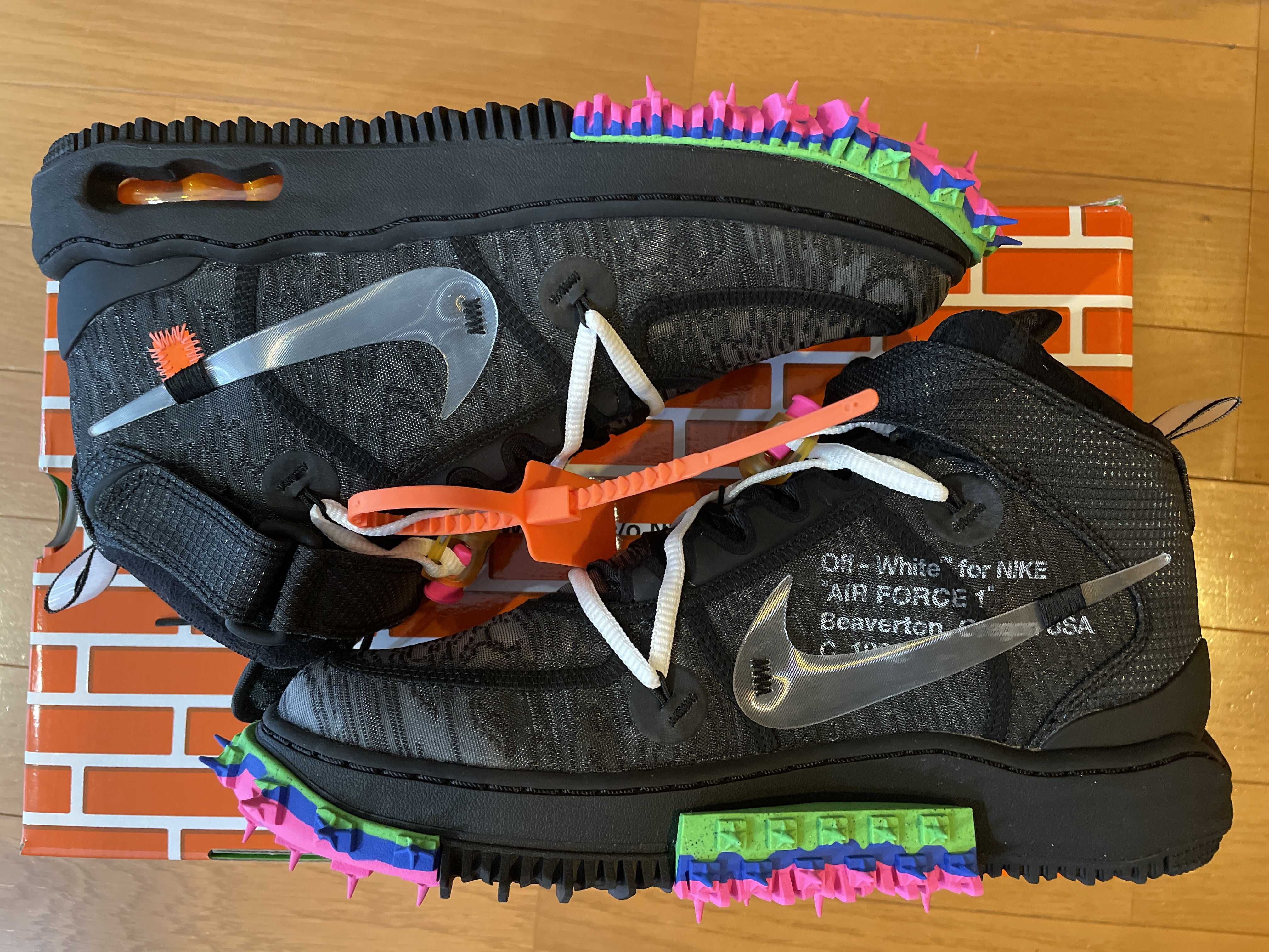 Off-White × Nike Air Force 1 Mid "Black"