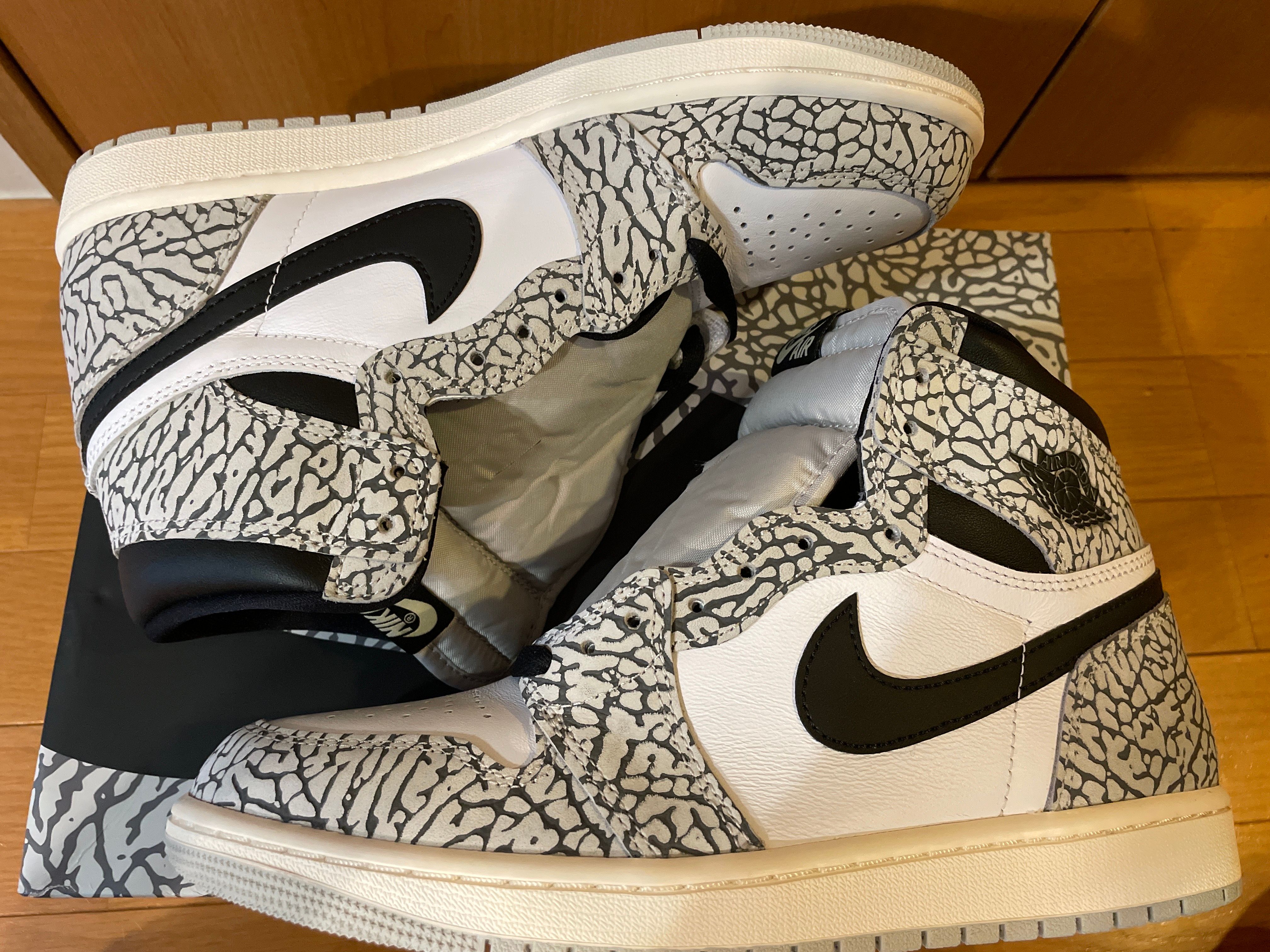 Nike Air Jordan 1 High OG "White Cement/Safari"