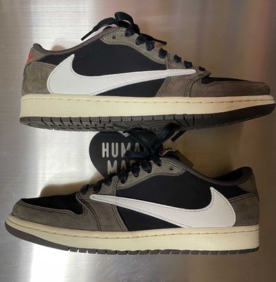 Travis Scott × Nike Air Jordan 1 Low OG SP-T "Black/Dark Mocha"