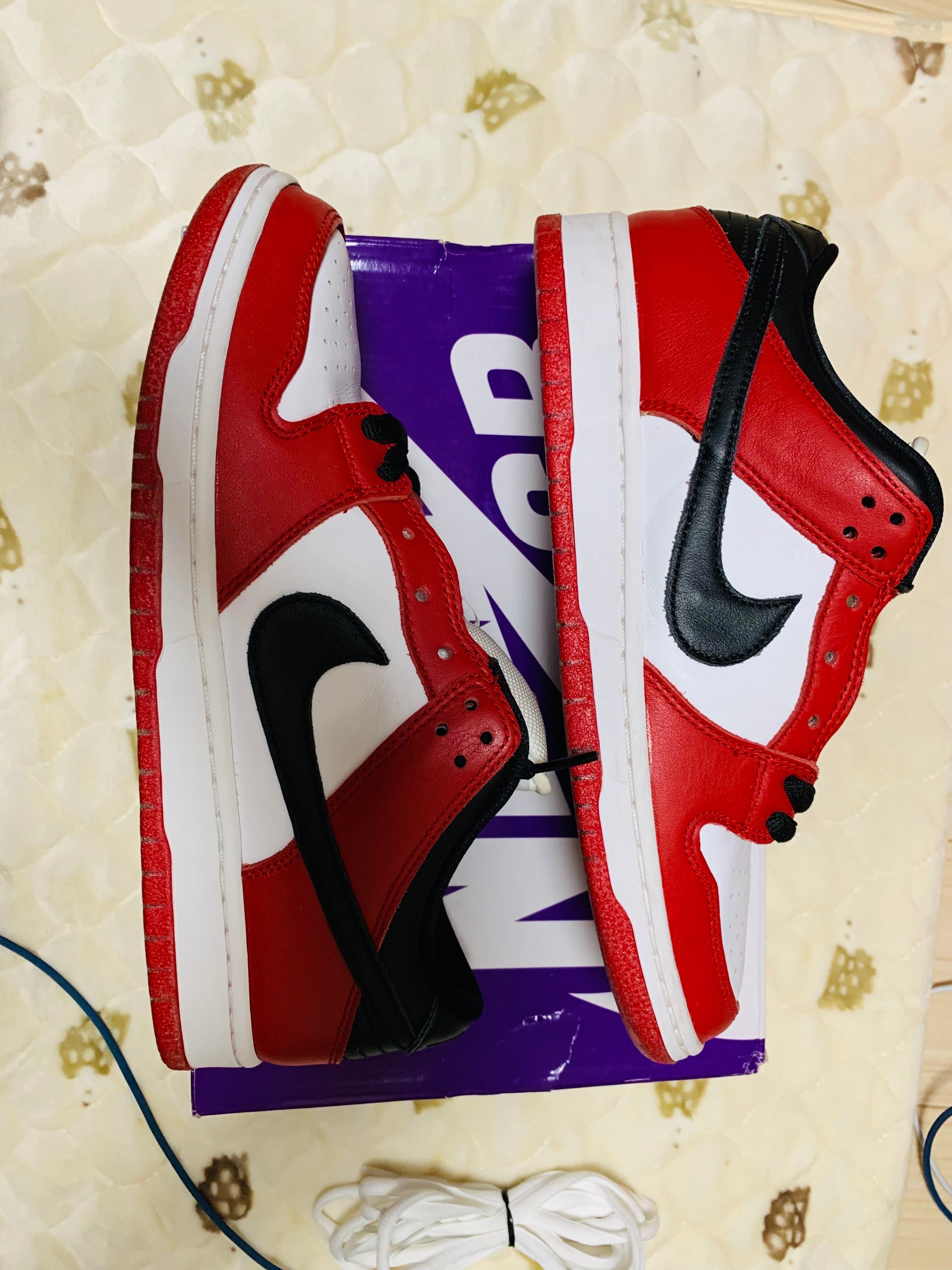 Nike SB Dunk Low Pro "J-Pack Chicago/Varsity Red and White"