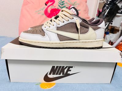 Travis Scott × Nike Air Jordan 1 Low OG SP "Reverse Mocha/Sail and Ridgerock"
