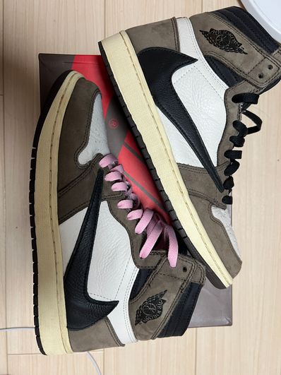 Travis Scott × Nike Air Jordan 1 Retro High OG TS SP "Sail/Dark Mocha"