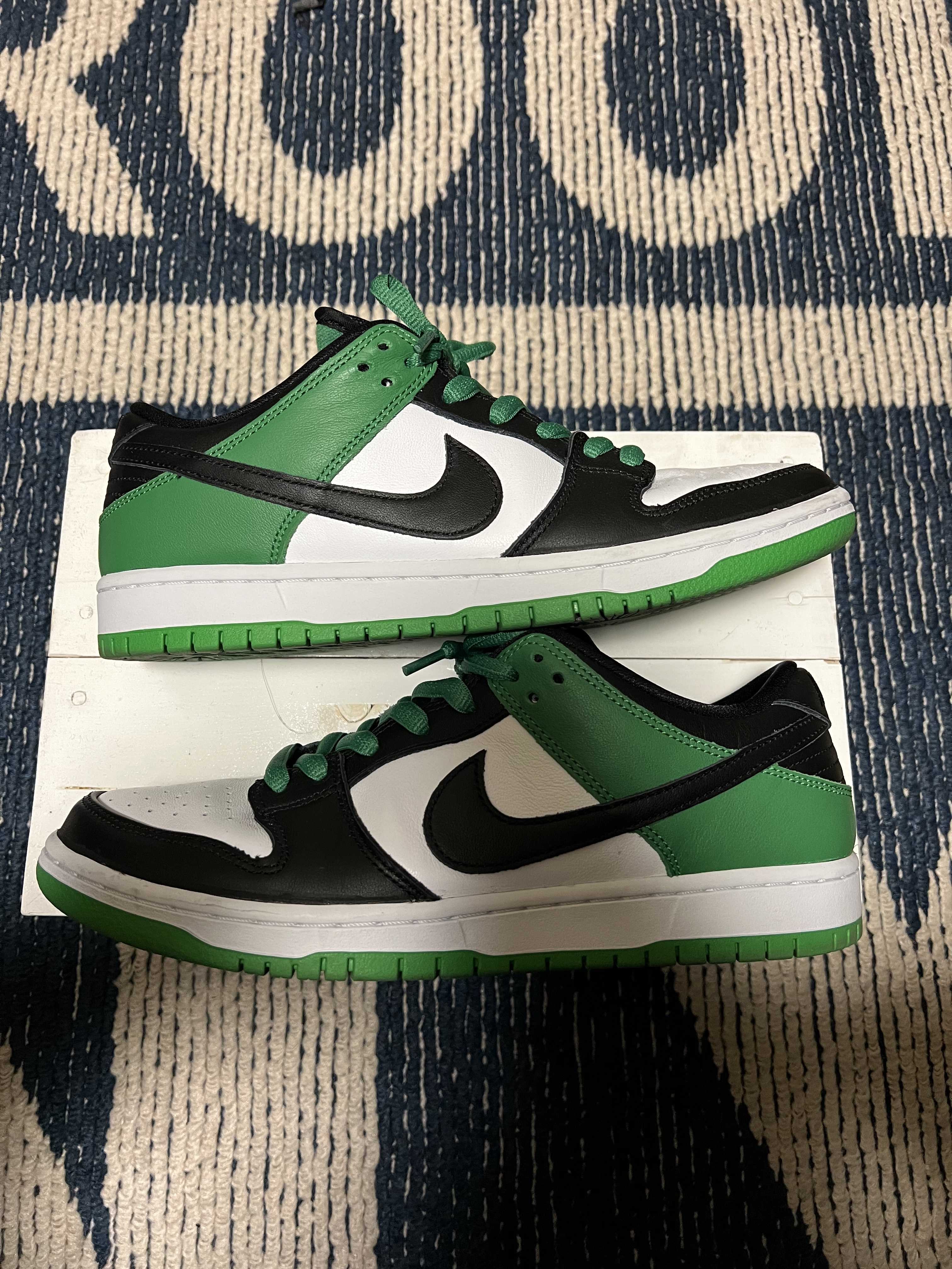 Nike SB Dunk Low Pro "Black and Classic Green"