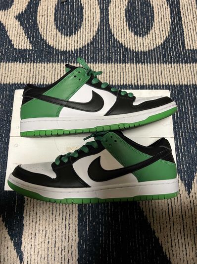 Nike SB Dunk Low Pro "Black and Classic Green"