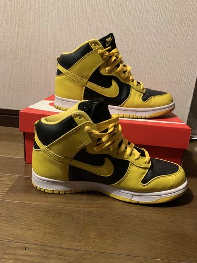 Nike Dunk High "Black/Varsity Maize"