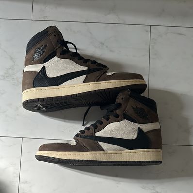 Travis Scott × Nike Air Jordan 1 Retro High OG TS SP "Sail/Dark Mocha"
