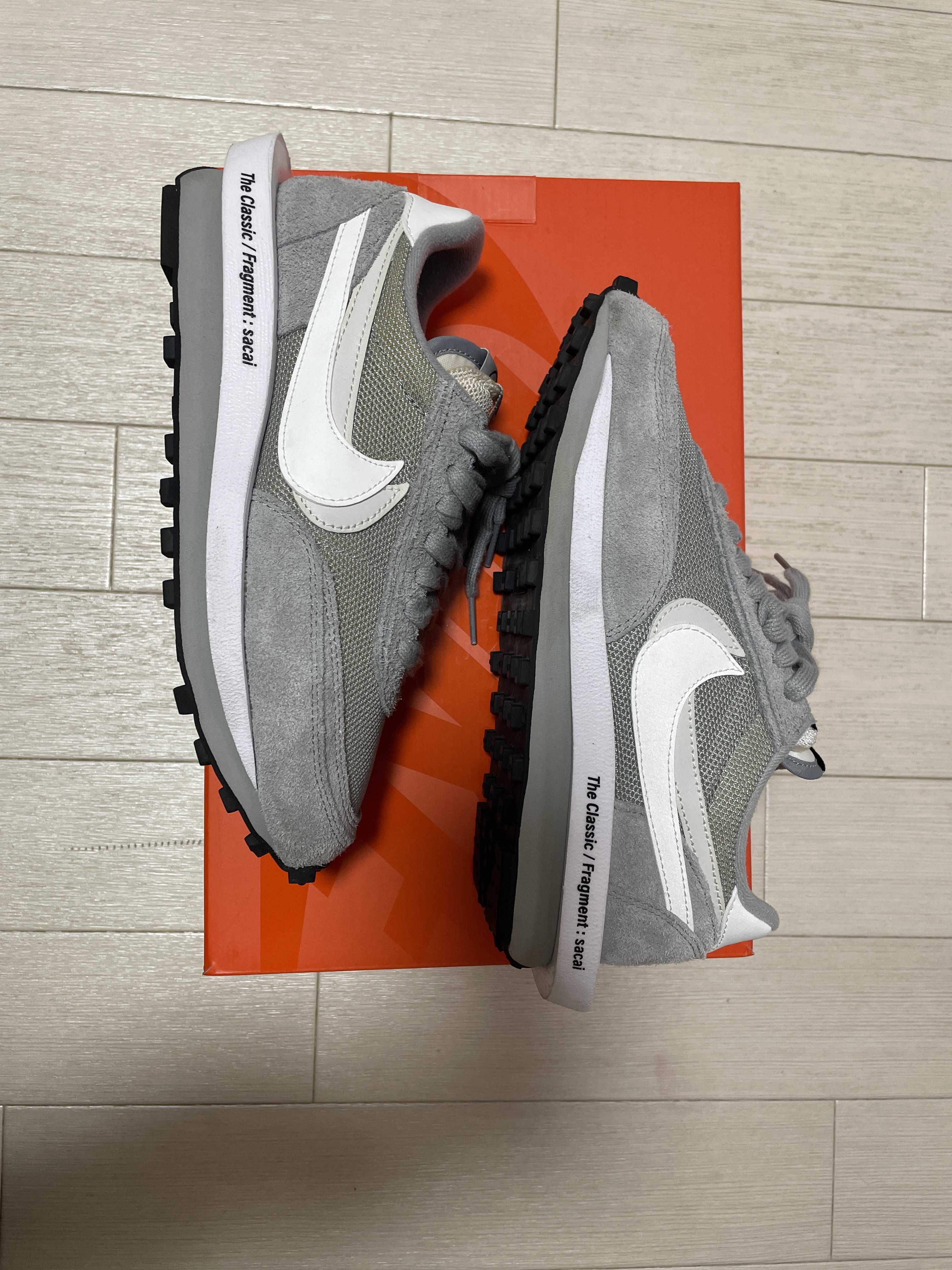 Fragment × sacai × Nike LD Waffle "Light Smoke Grey"