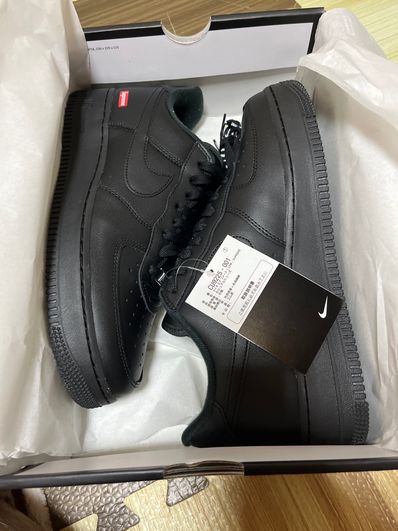 Supreme × Nike Air Force 1 Low "Black"