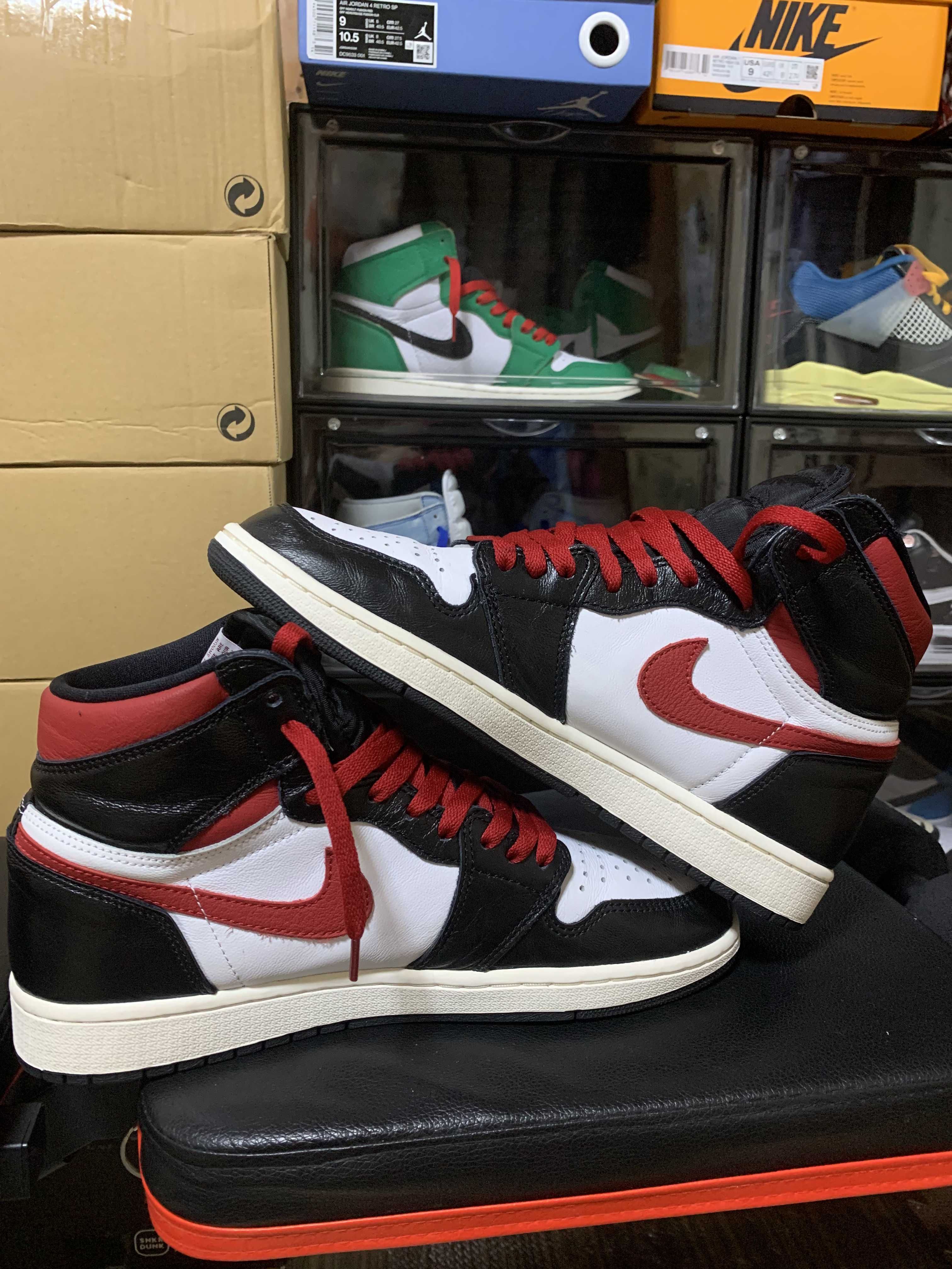 Nike Air Jordan 1 Retro High "Black/White/Sail/Gym Red"