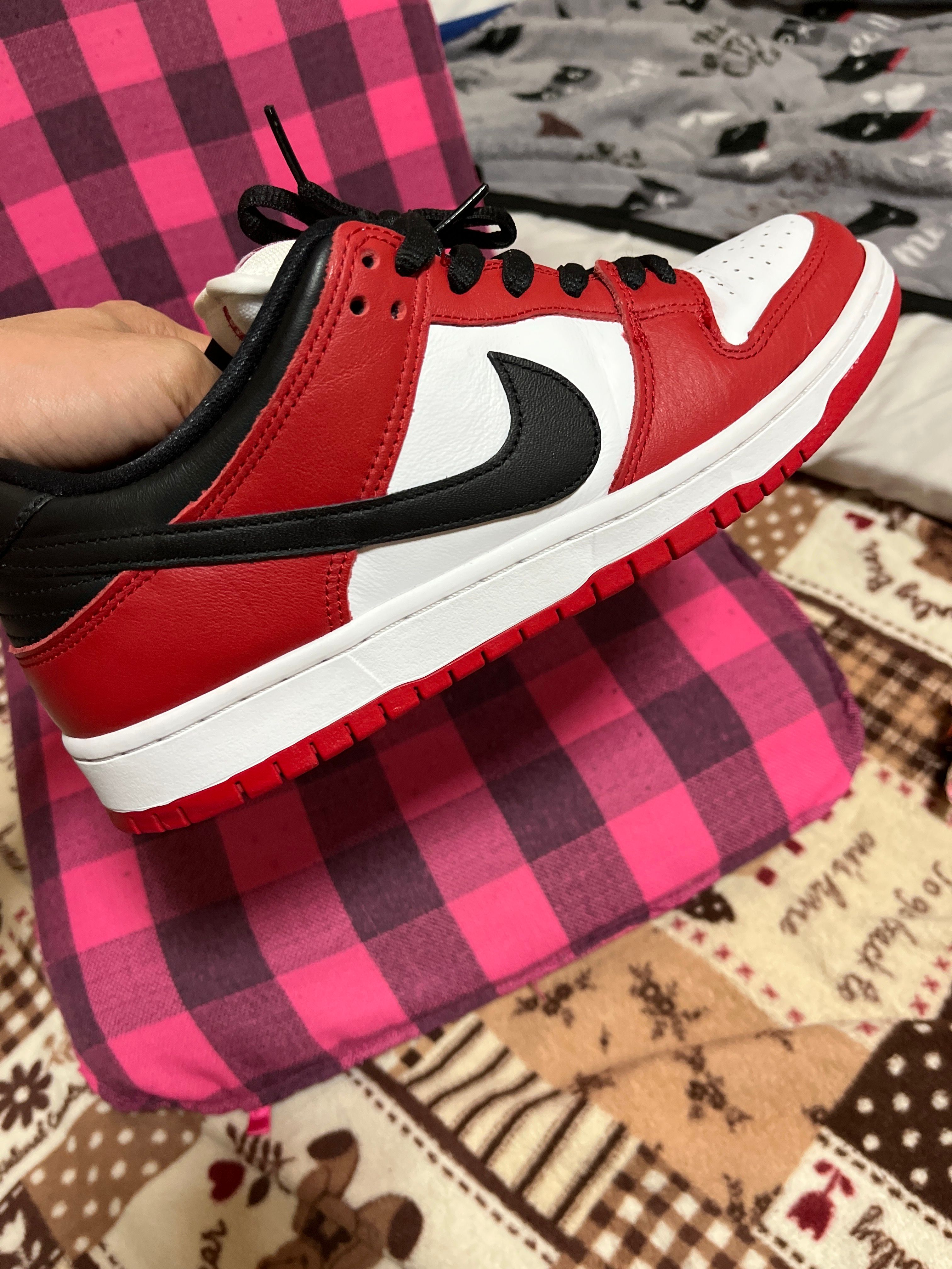 Nike SB Dunk Low Pro "J-Pack Chicago/Varsity Red and White"