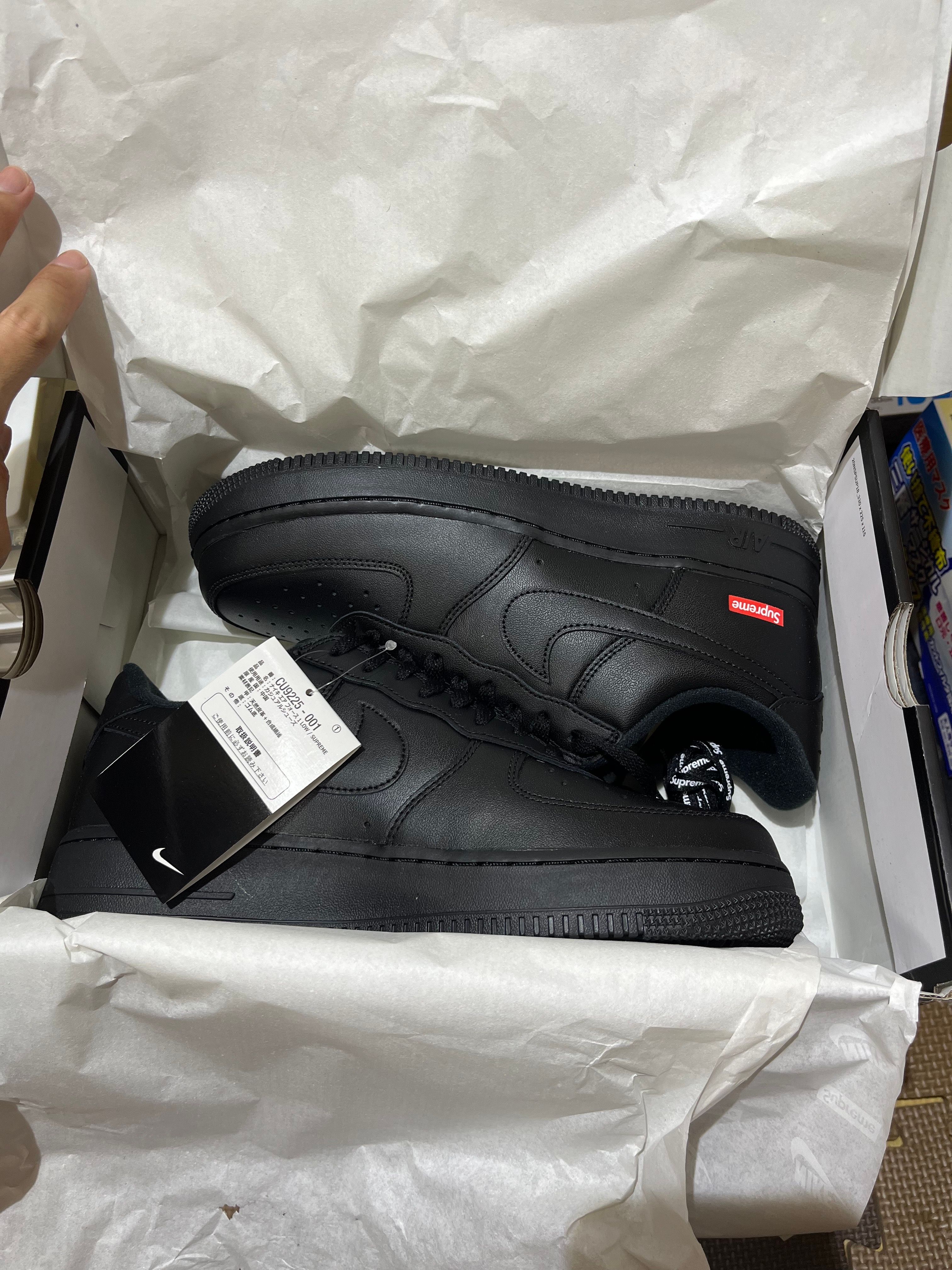 Supreme × Nike Air Force 1 Low "Black"