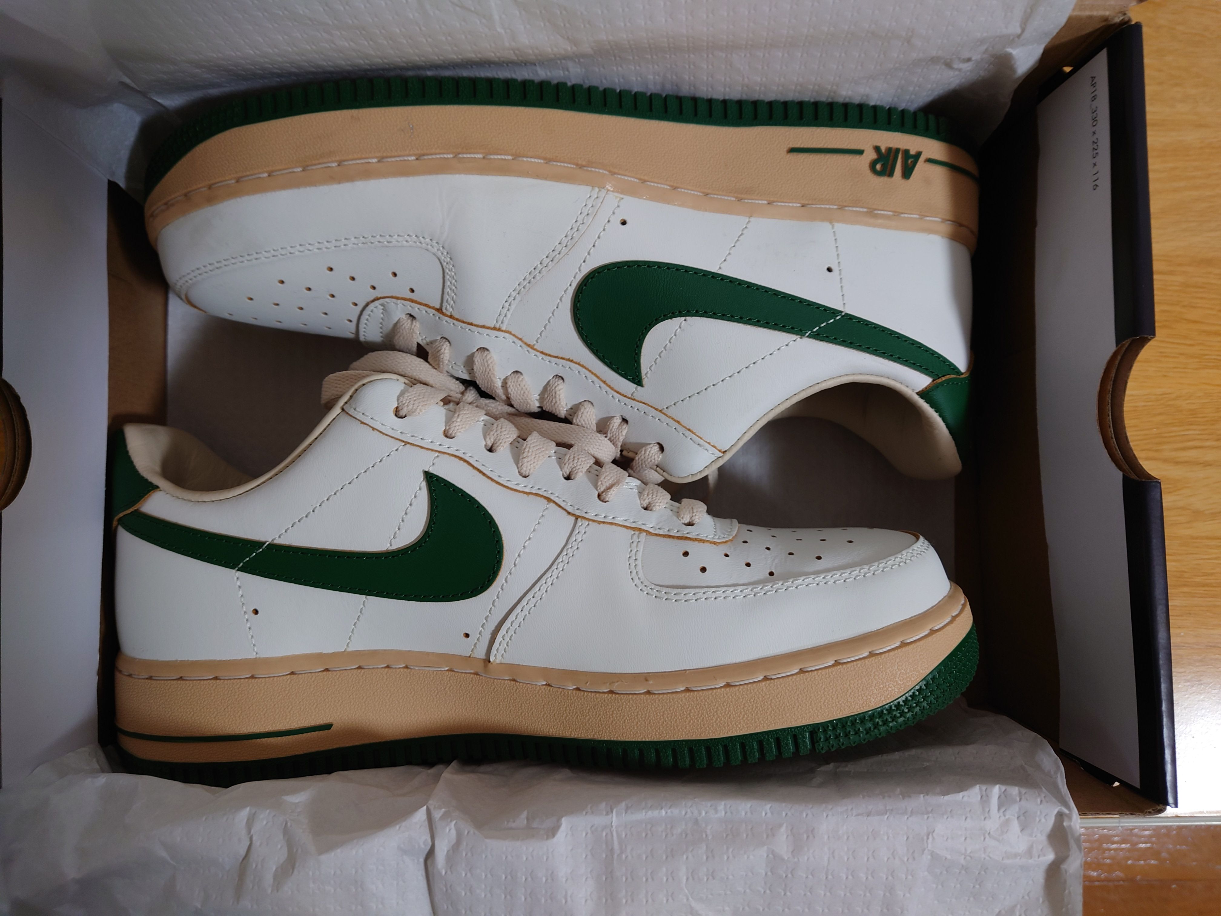Nike Women's Air Force 1 Low "Green and Muslin"
