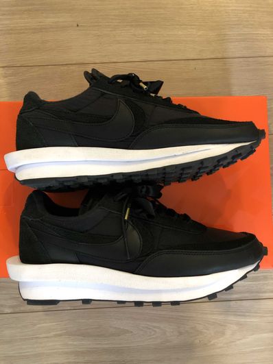 sacai × Nike LDV Waffle "Triple Black"