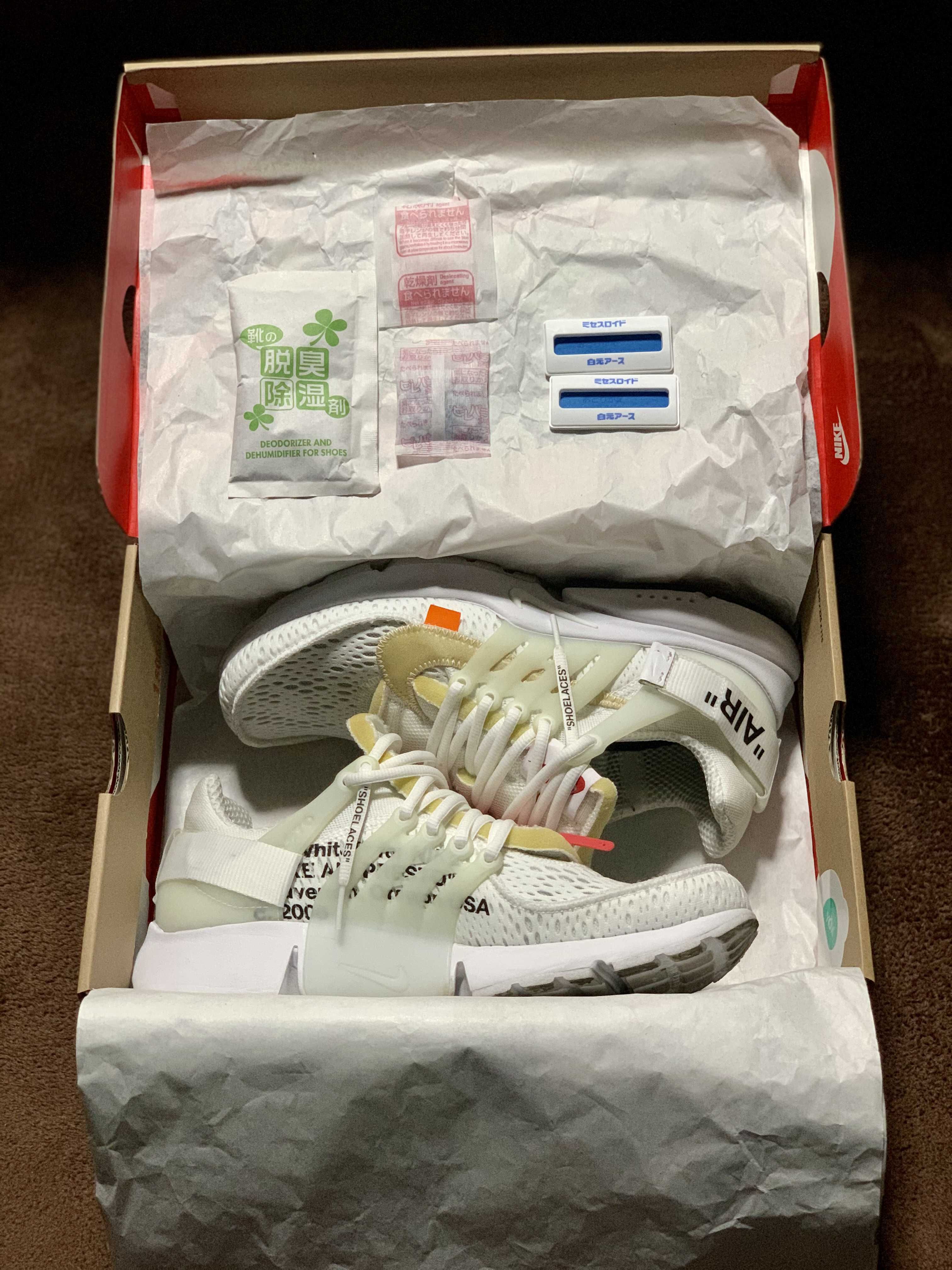 Off-White × Nike Air Presto "White/Black/Cone"