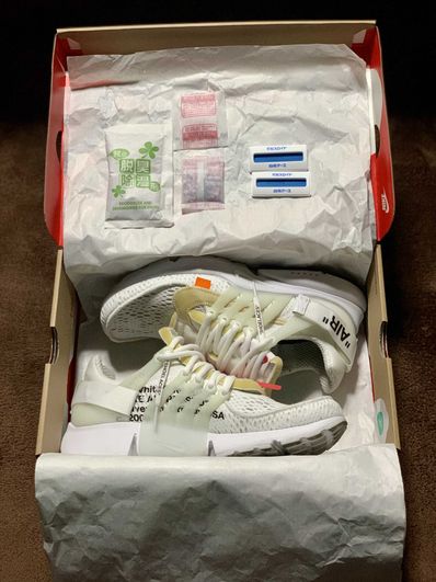 Off-White × Nike Air Presto "White/Black/Cone"