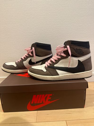 Travis Scott × Nike Air Jordan 1 Retro High OG TS SP "Sail/Dark Mocha"