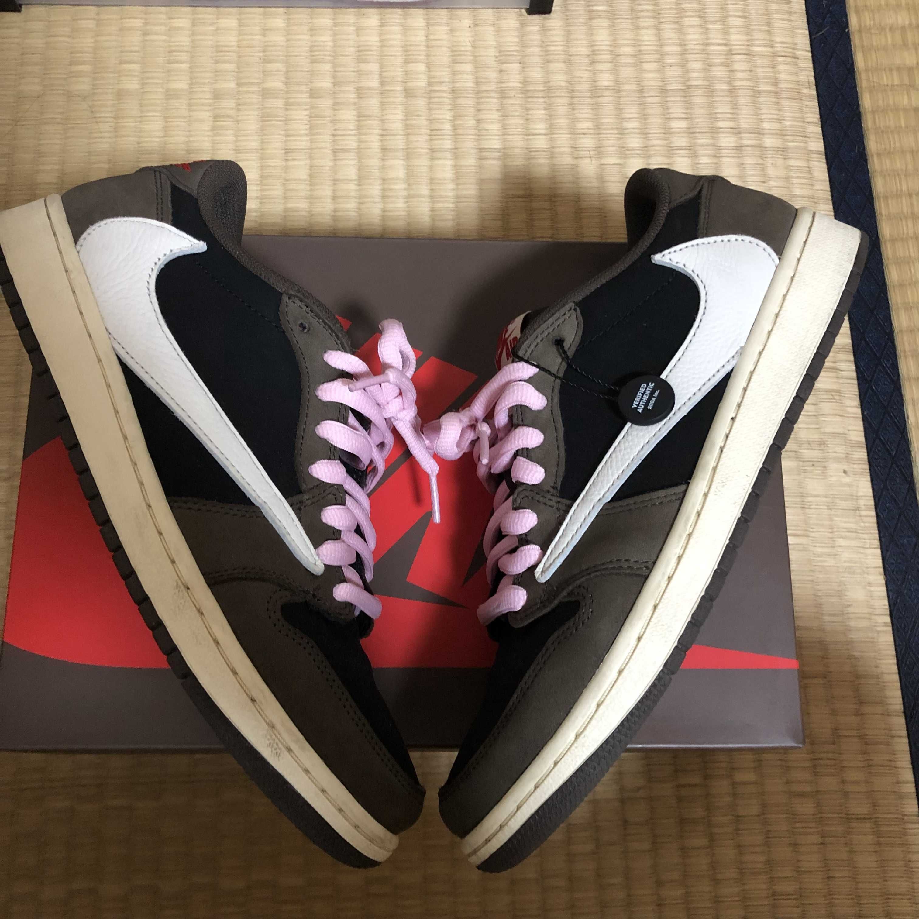 Travis Scott × Nike Air Jordan 1 Low OG SP-T "Black/Dark Mocha"