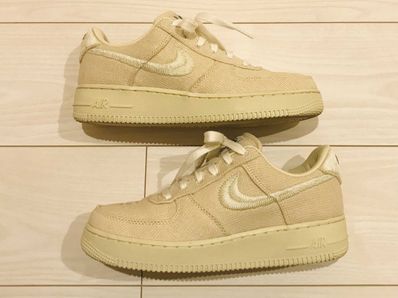 Stussy × Nike Air Force 1 Low "Fossil Stone"