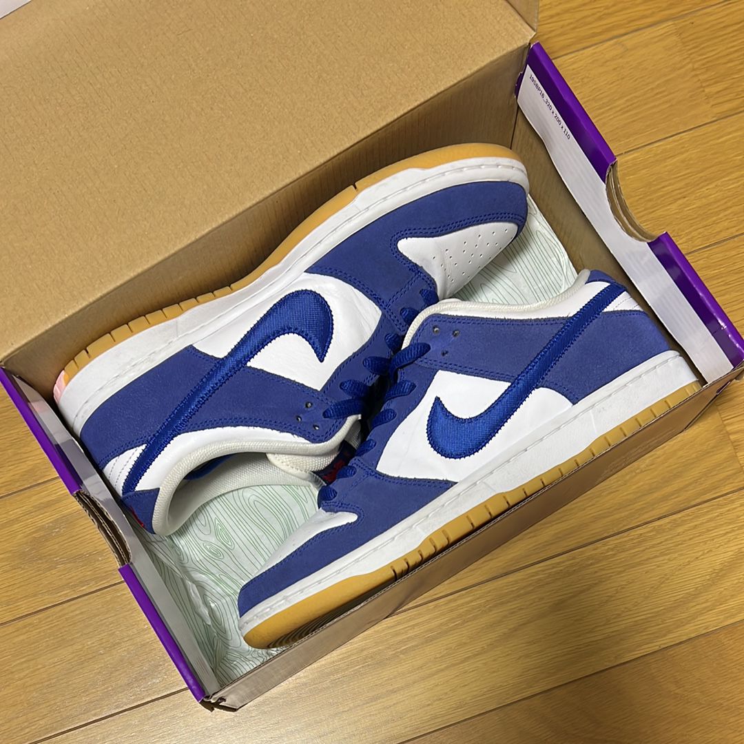 Nike SB Dunk Low "Los Angeles Dodgers/Deep Royal Blue"