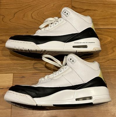 Fragment × Nike Air Jordan 3 "White/Black"