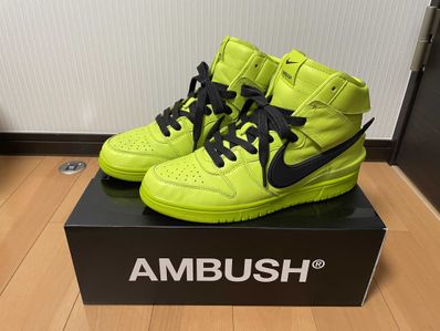 AMBUSH × NIKE DUNK HIGH "FLASH LIME"