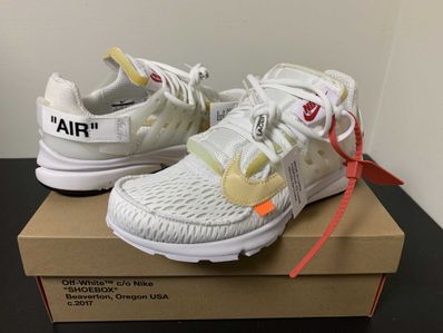 Off-White × Nike Air Presto "White/Black/Cone"