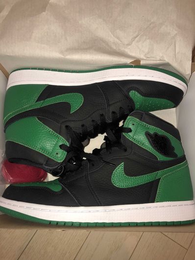 Nike Air Jordan 1 Retro High OG "Black/Pine Green" (2020)