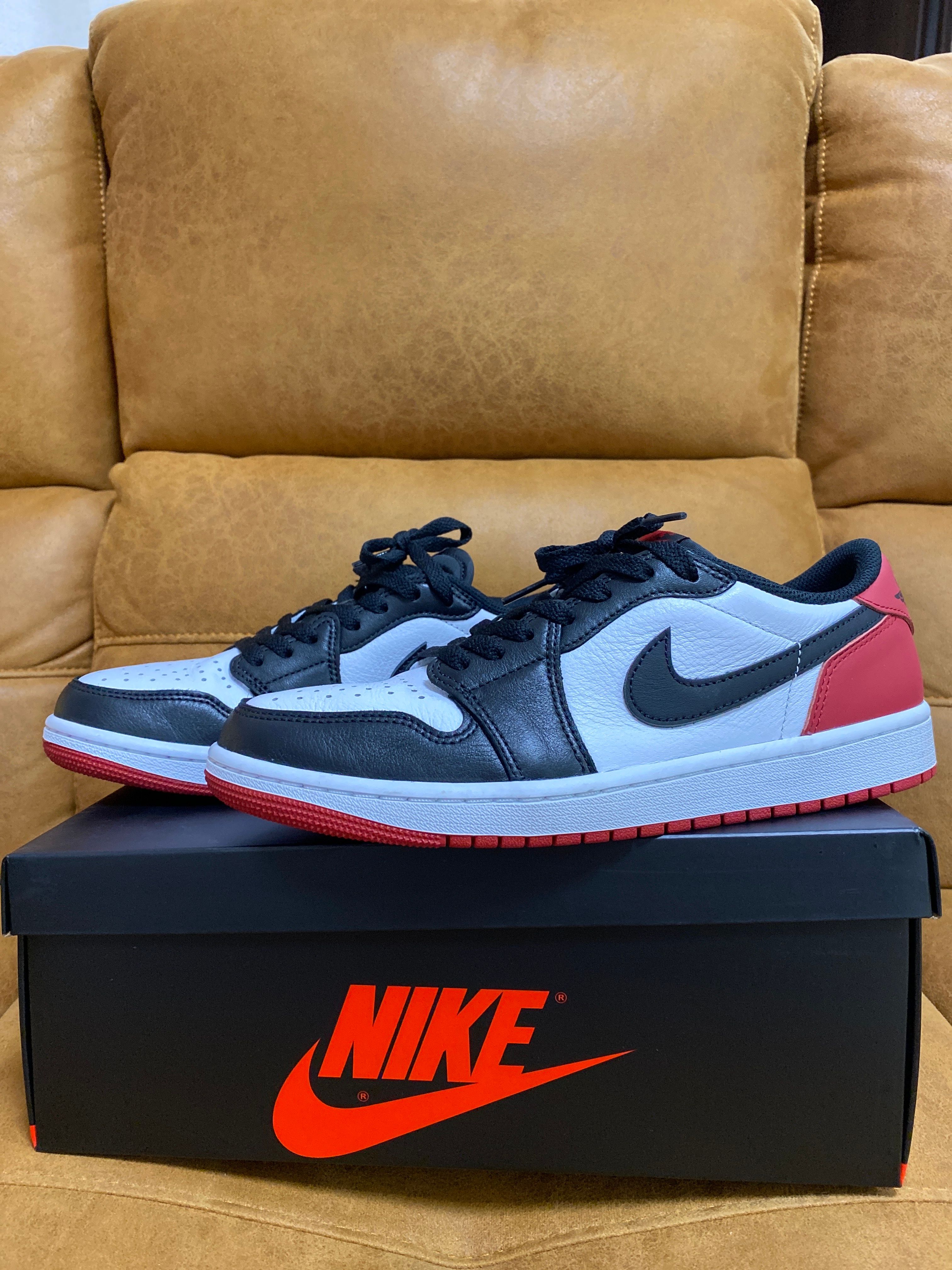 Nike Air Jordan 1 Retro Low OG "Black Toe"
