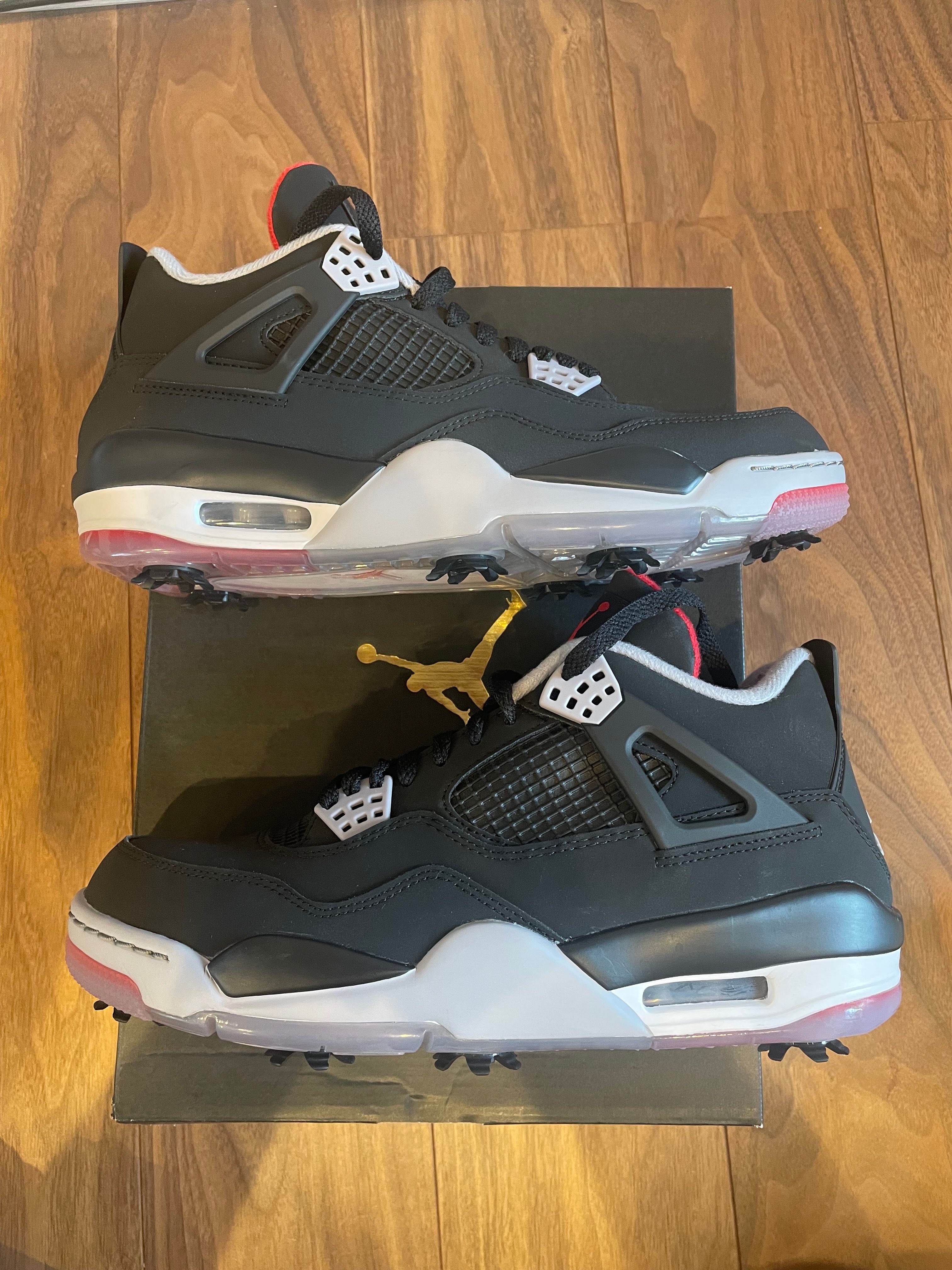 Nike Air Jordan 4 Golf "Bred"