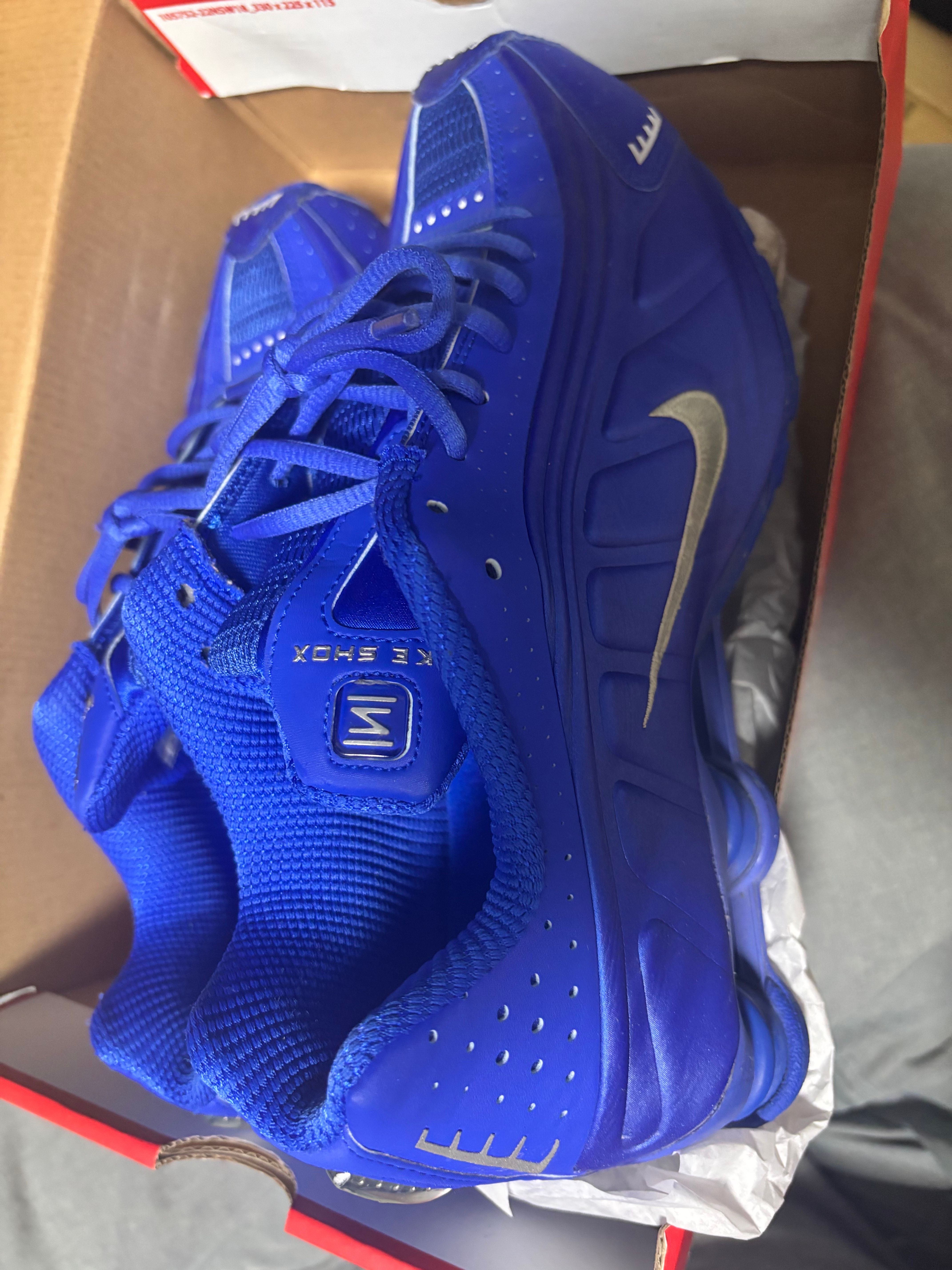 Nike Women's Shox R4 "Racer Blue and Metallic Silver"