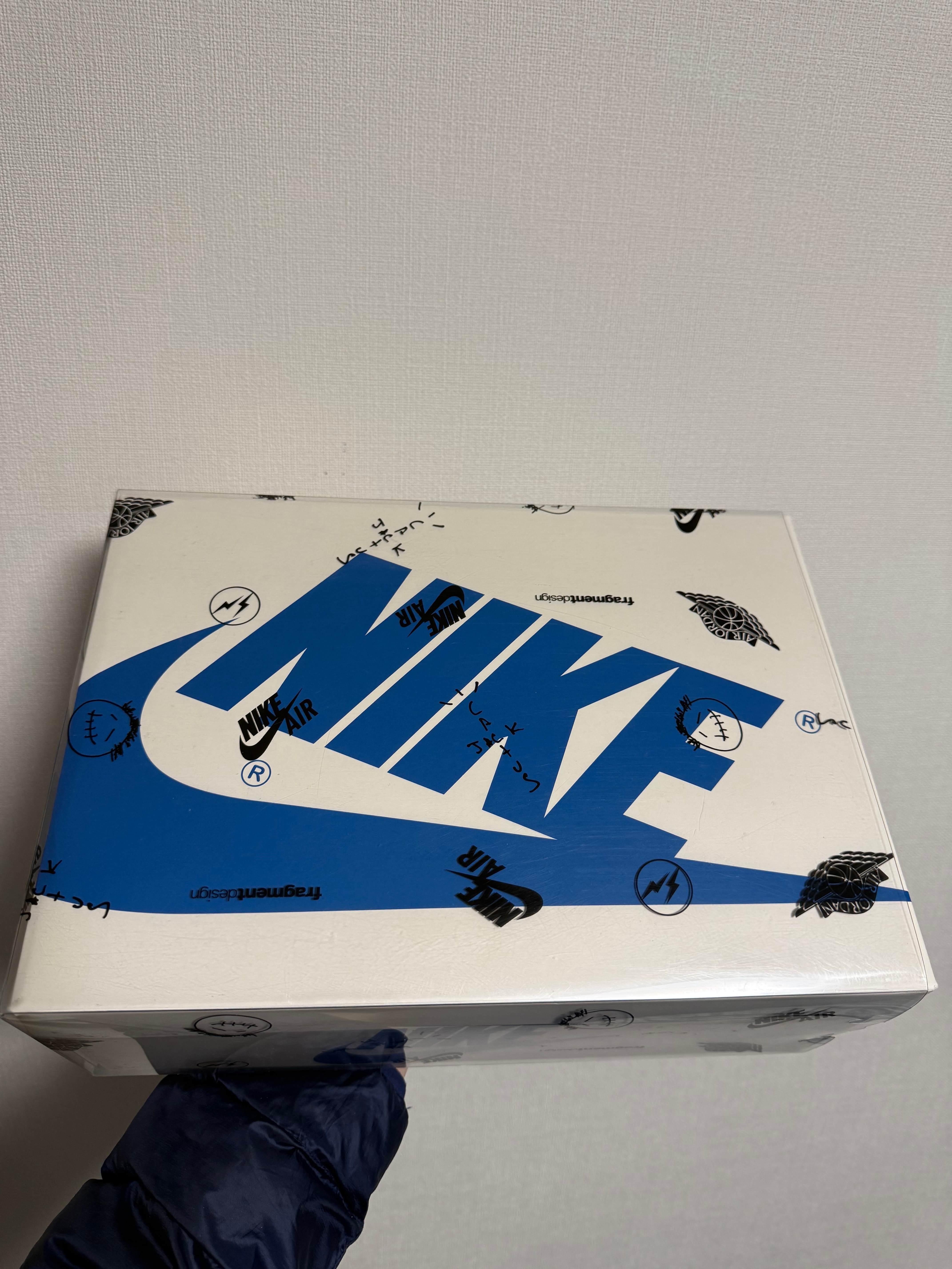 Travis Scott × fragment design × Nike Air Jordan 1 Low OG SP "Military Blue"