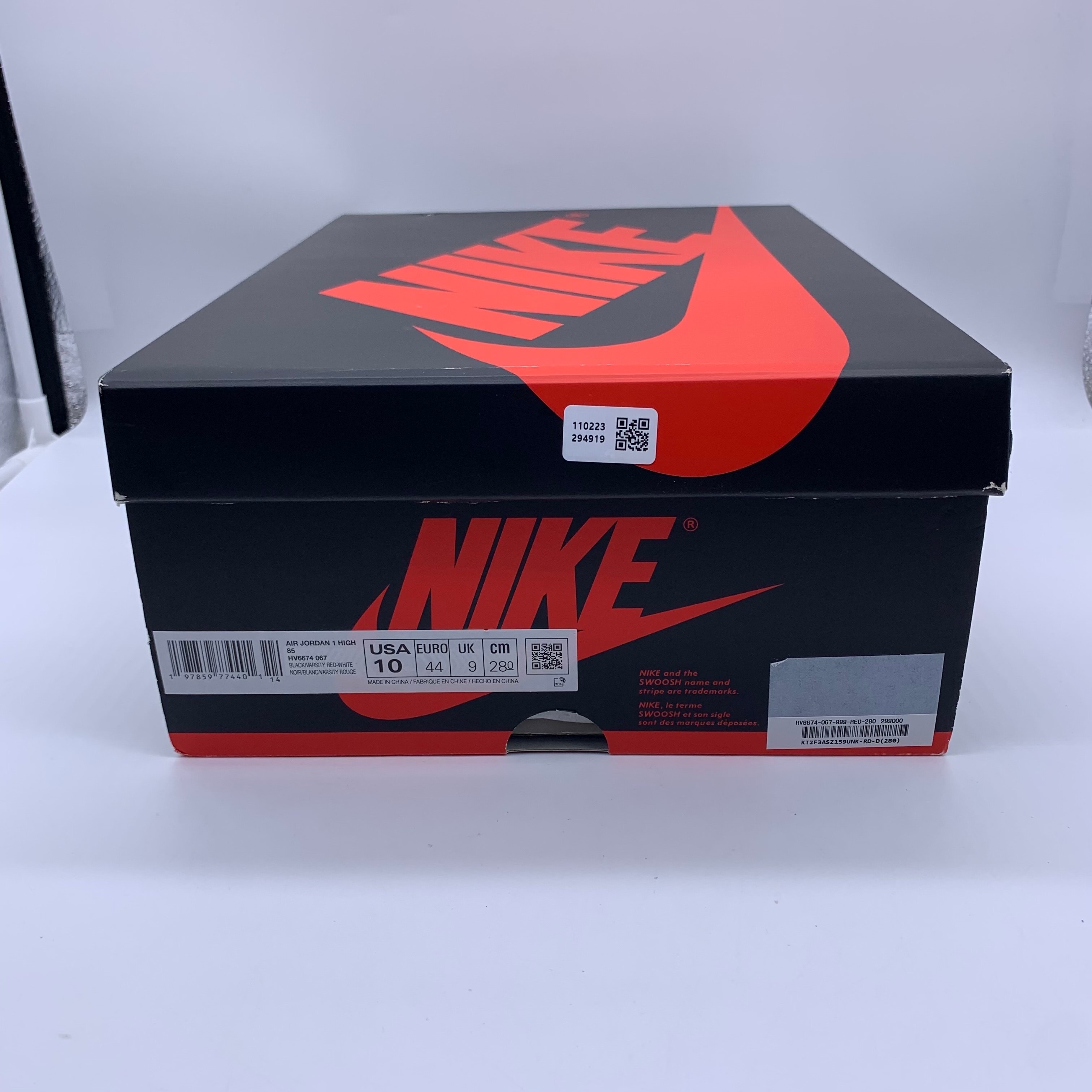 Nike Air Jordan 1 High 85 "Bred" (2025)
